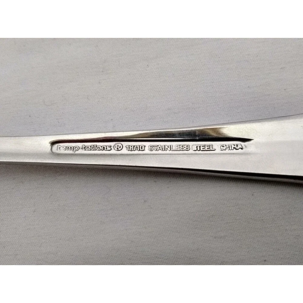 Temptations Old World Floral Carving Knife and Meat Fork Set